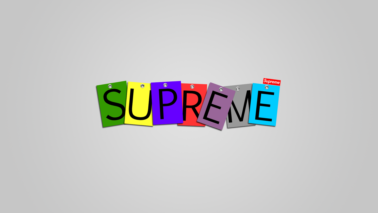 Logo Supreme rosso su felpa, 1920x1080 Full HD 1080p, PC