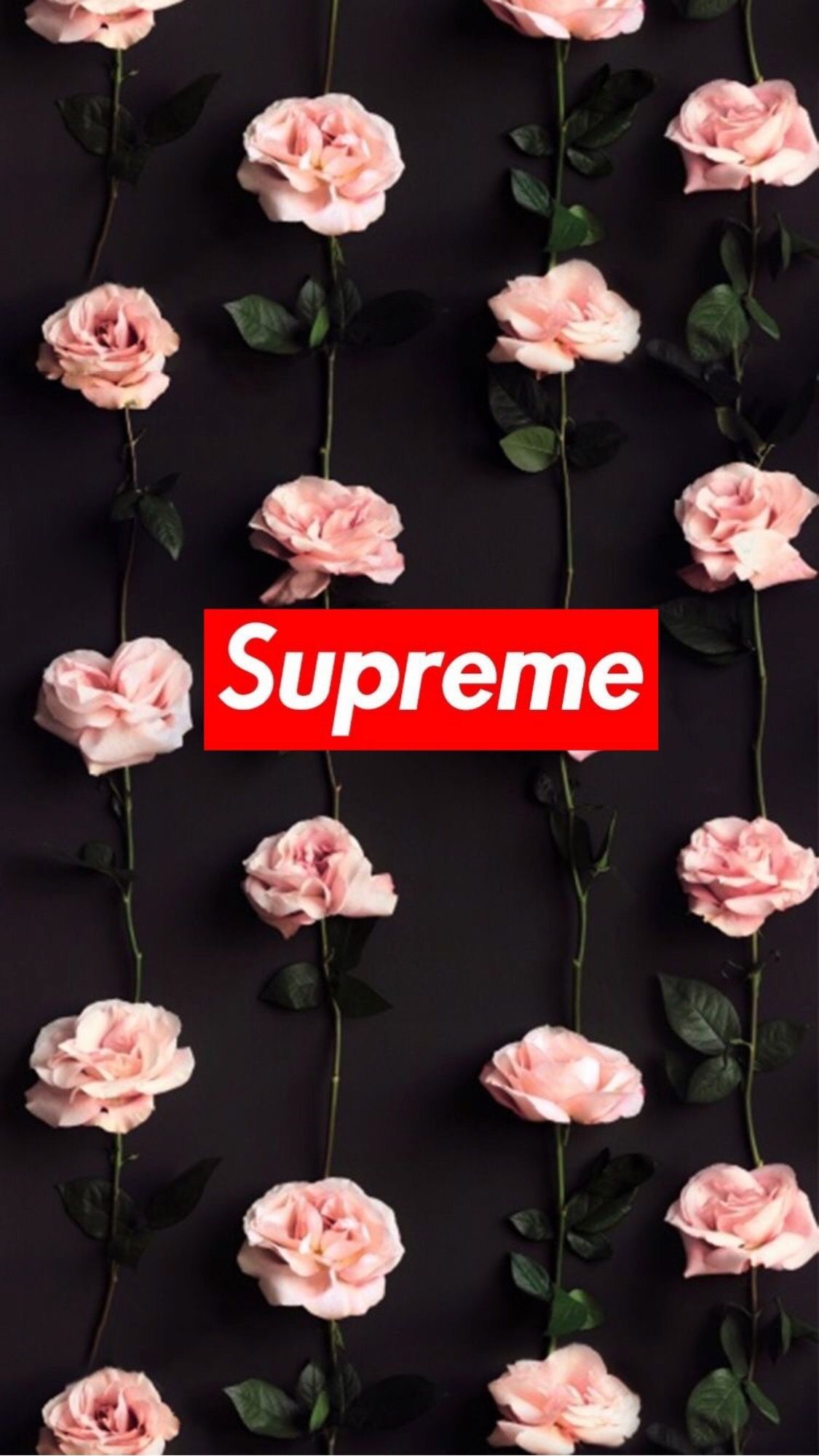 Logo Supreme Jordan sfondo nero, 1534x2824 Verticale, iPhone Plus