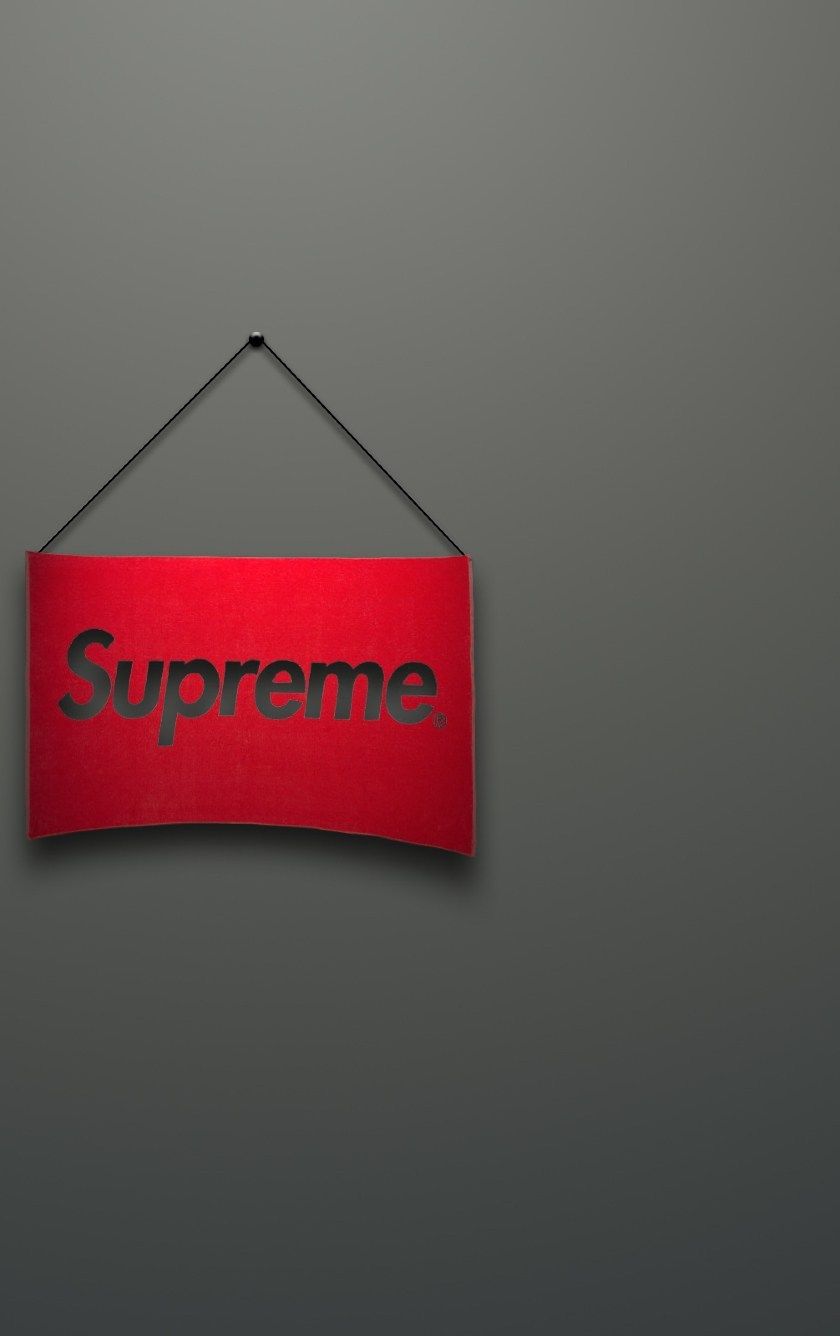 Logo Supreme farfalle turchesi, 1107x1965 Verticale, iPhone Pro Max