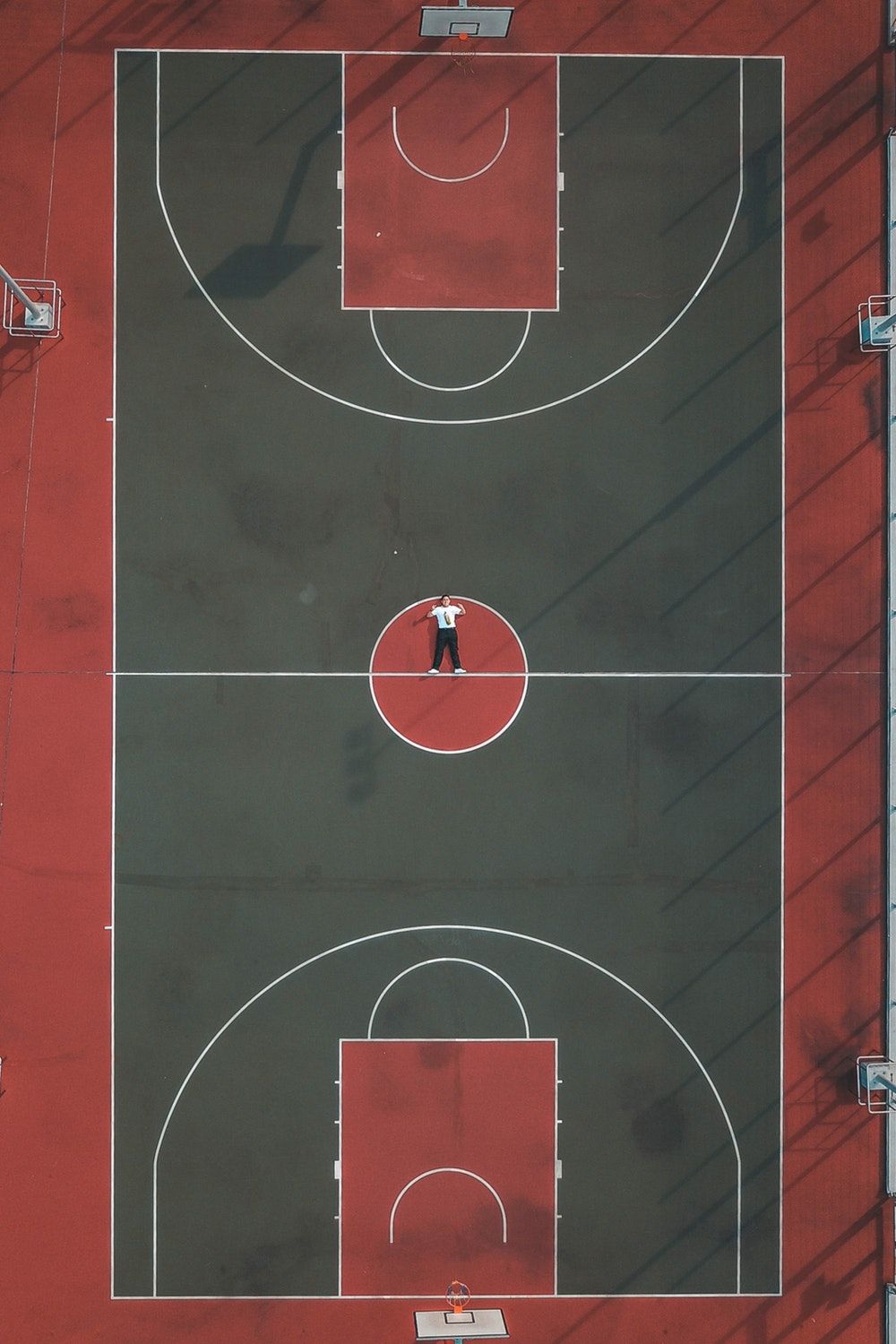 Campo da basket vista aerea, 1000x1500 Verticale, Mobile