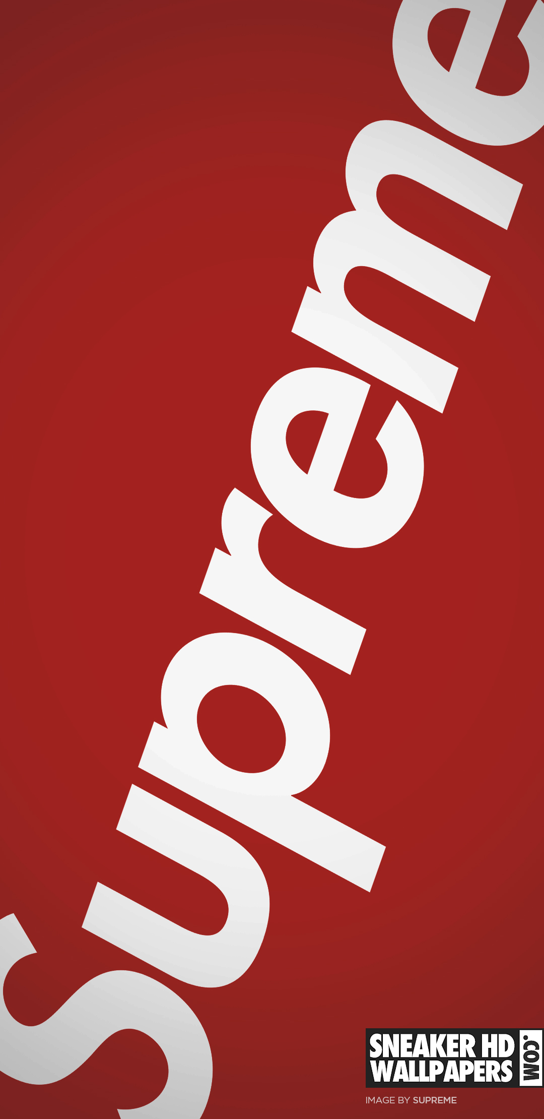 Logo Supreme rosso bianco, 1080x2220 Full HD Verticale, Smartphone