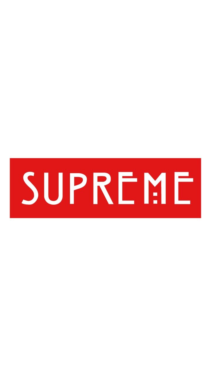 Logo Supreme rosso, 720x1280 Verticale, iPhone Pro
