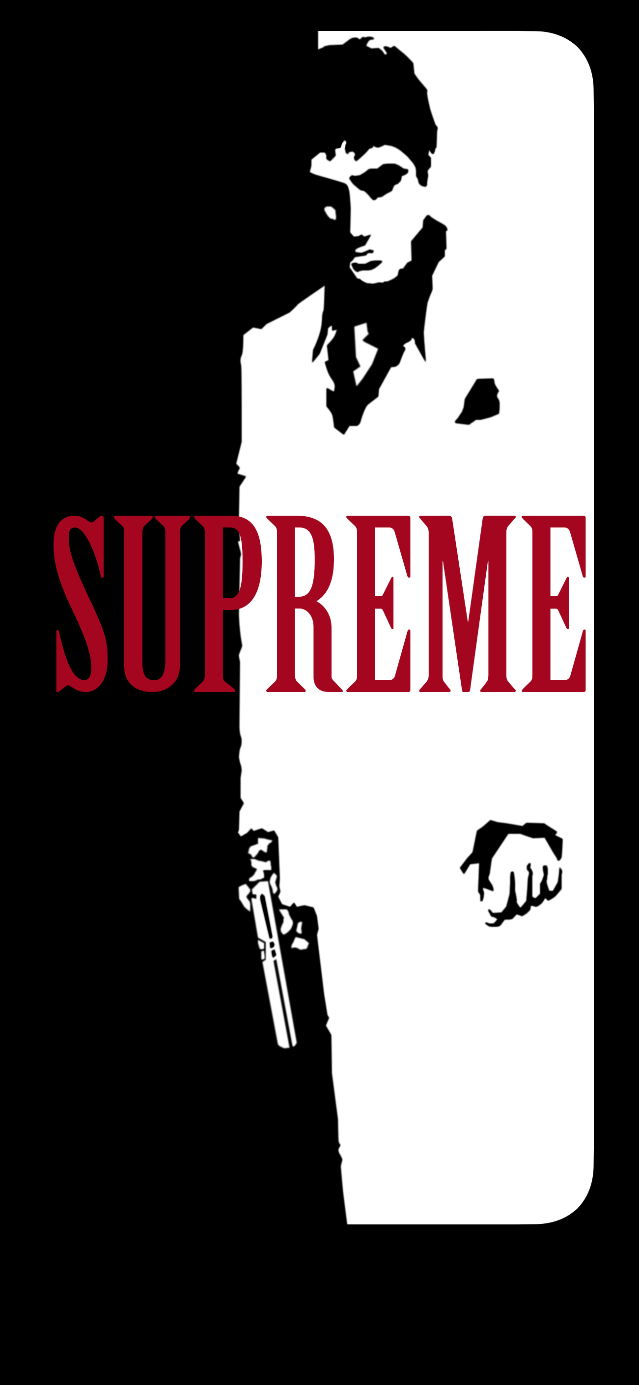 Scarface Supreme logo, 1301x2820 Verticale, iPhone Air