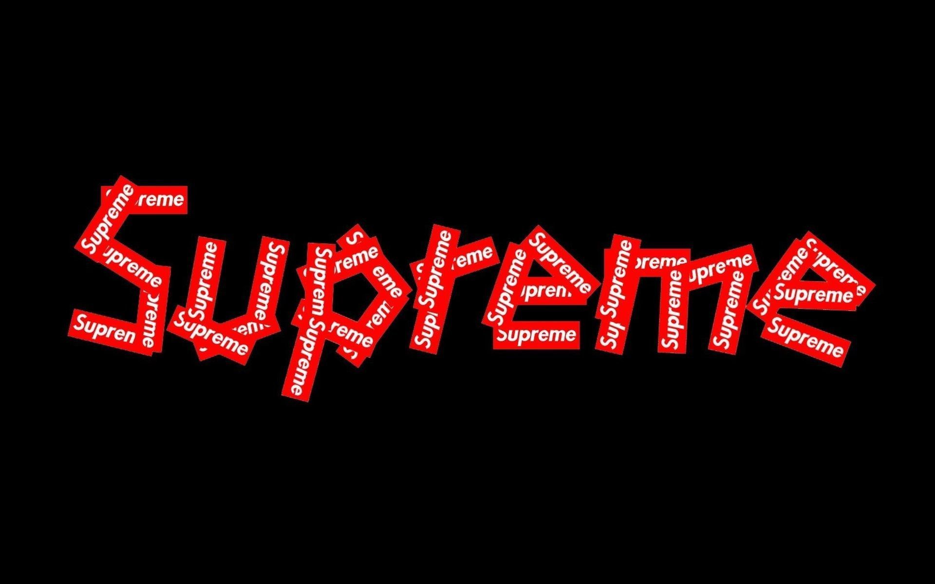 Logo Supreme rosso su nero, 1920x1200 Full HD+ WUXGA, PC