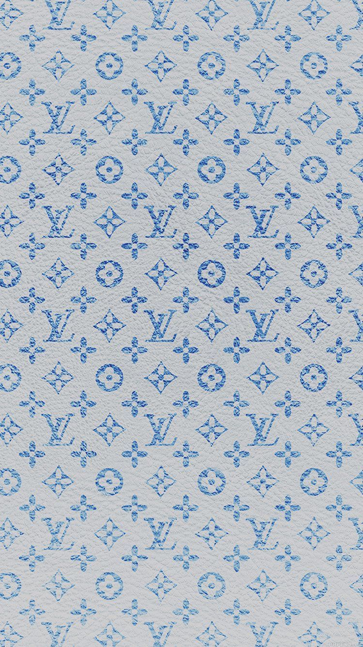 Pattern Louis Vuitton blu, moda di lusso, 750x1334 Full HD Verticale, iPhone