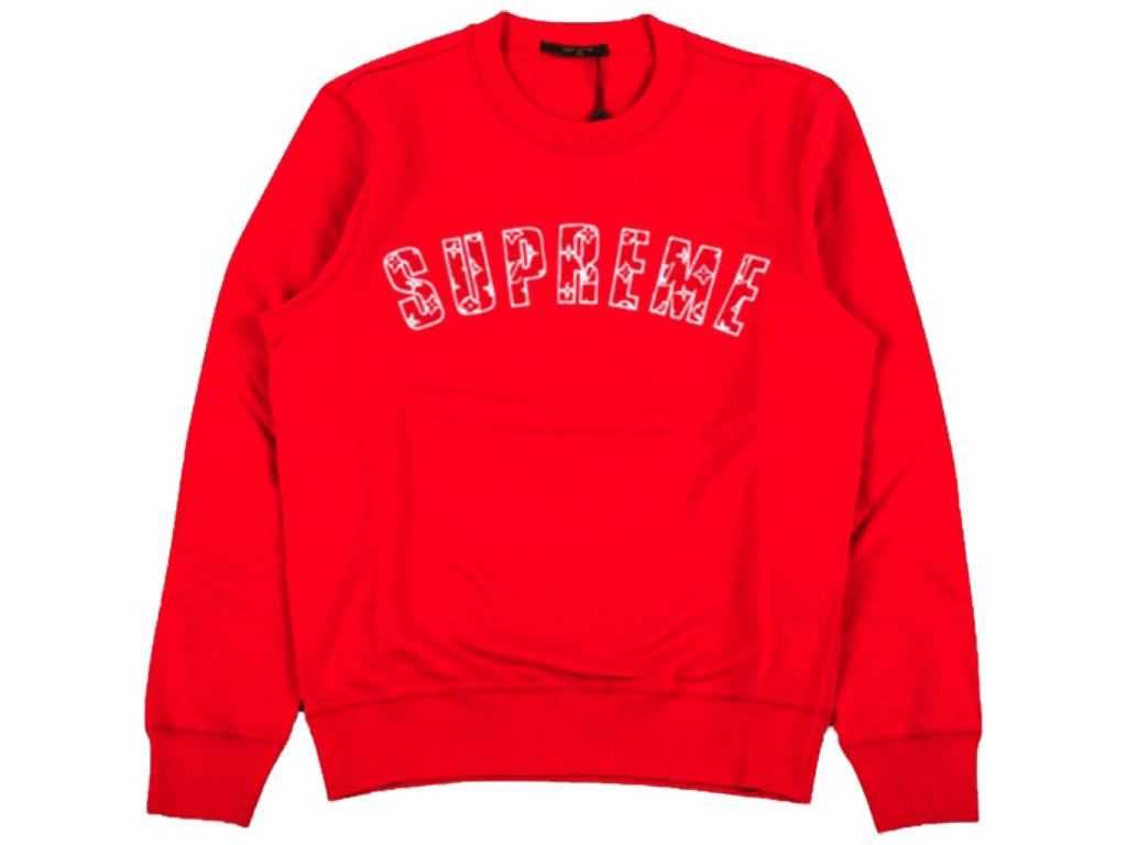 Logo Supreme rosso nero, 1107x1965 Verticale, Mobile