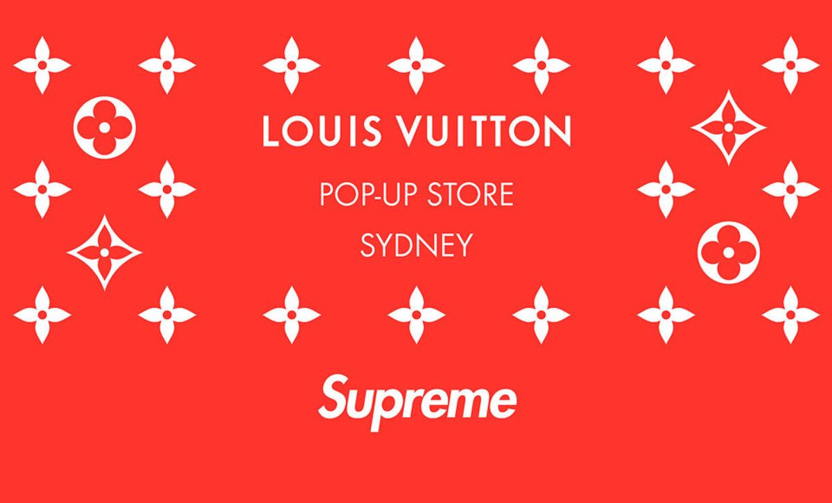 Bart Simpson logo Supreme rosso, 1920x1080 Full HD 1080p, PC Desktop