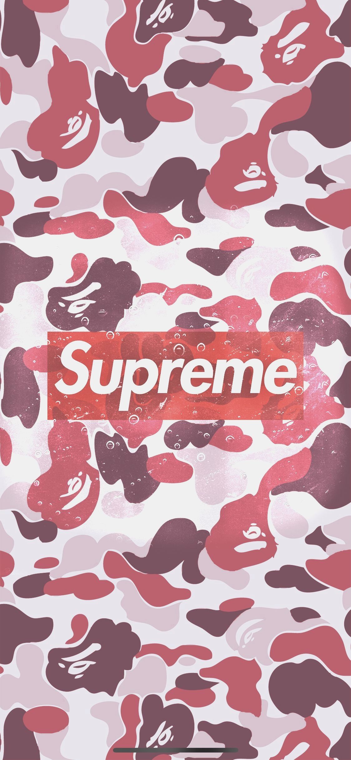 Logo Supreme bandana nero, 1080x1920 Verticale, Samsung Galaxy