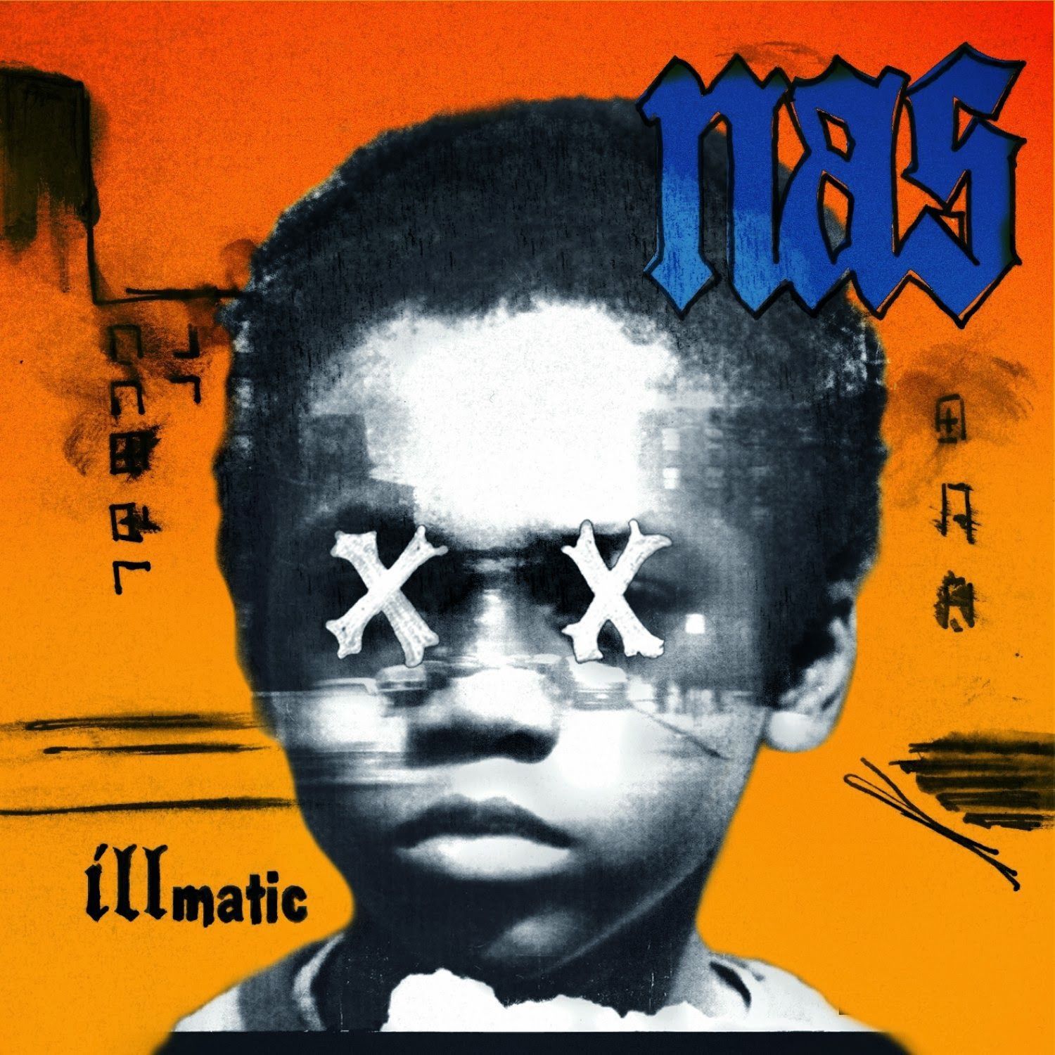 Nas Illmatic copertina album, 1500x1500 720p, Laptop