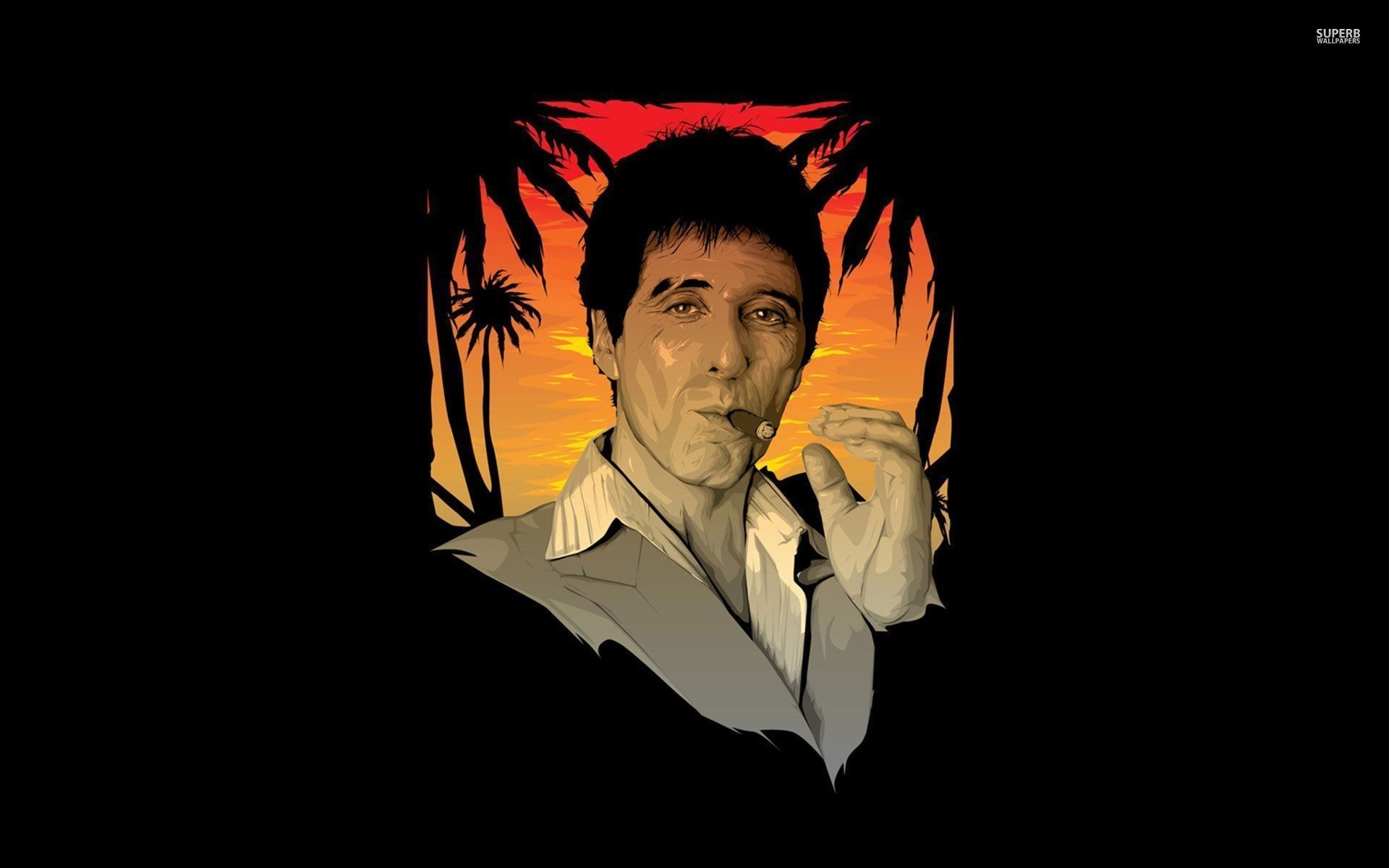 Scarface Tony Montana sigaro, 1920x1200 WUXGA, PC