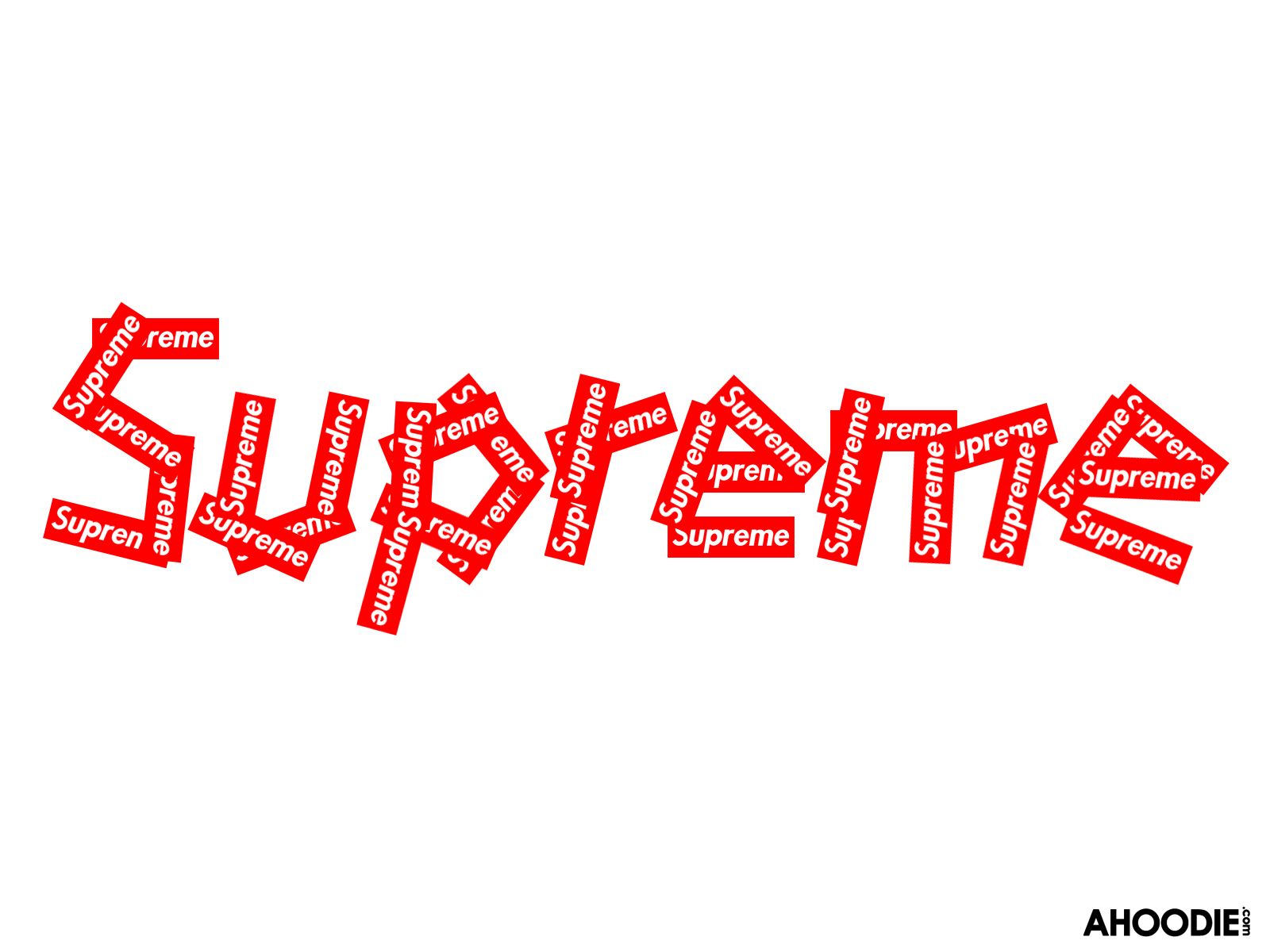Logo Supreme rosso testo, 1920x1200 Full HD+, MacBook Pro