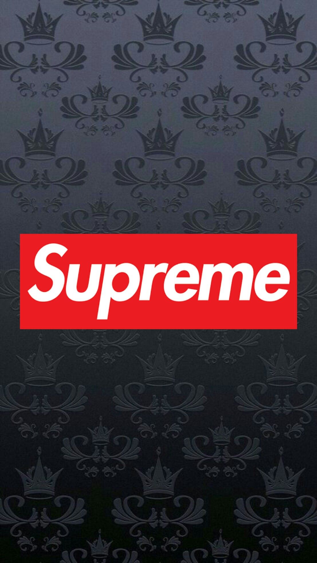 Logo Supreme rosso pattern damascato, 1107x1966 Full HD Verticale, iPhone