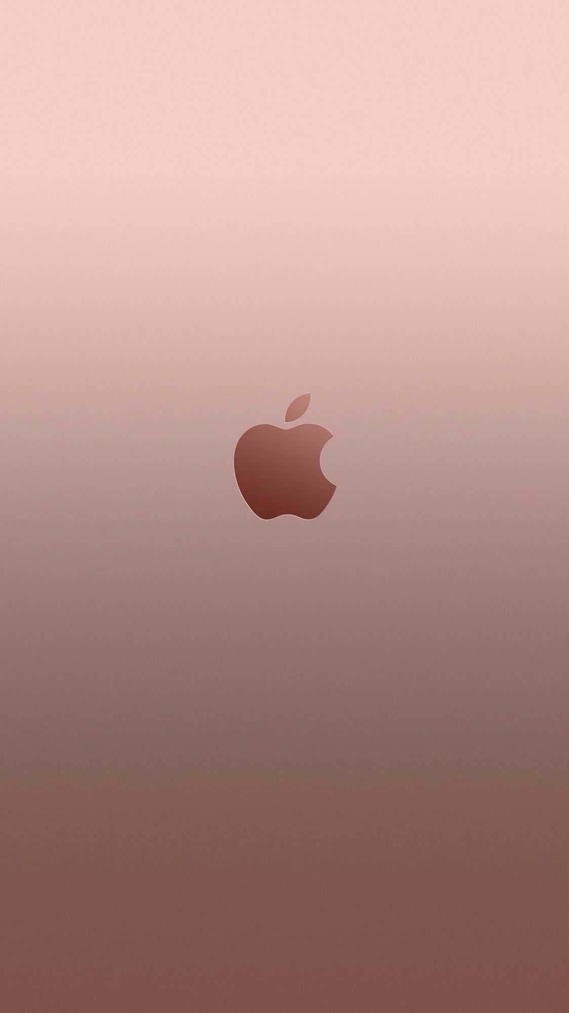 Logo Apple oro rosa, azienda tech, 1124x2000 Verticale, Telefono