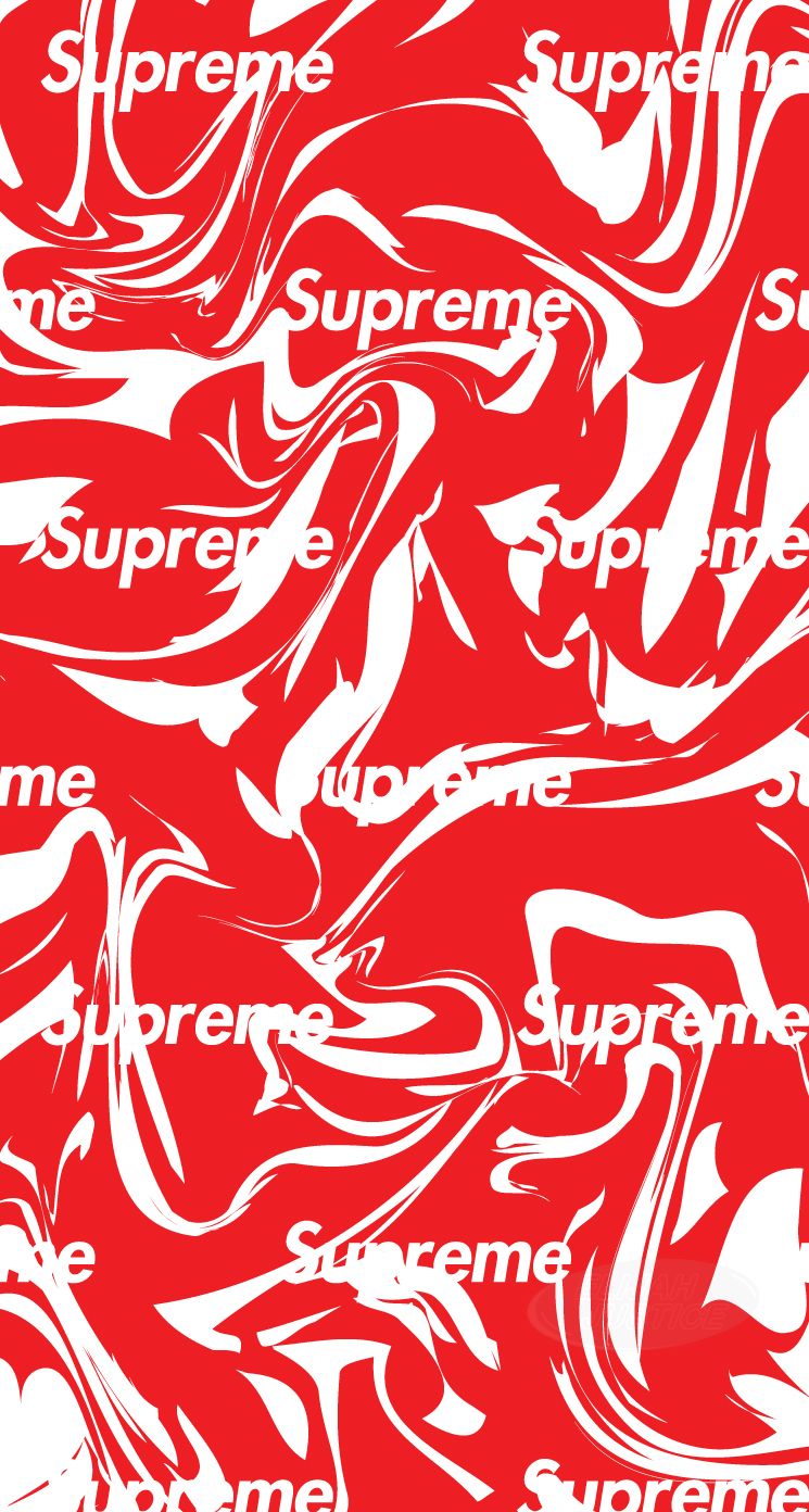 Logo Supreme spazio glitch, 720x1280 Full HD Verticale, iPhone