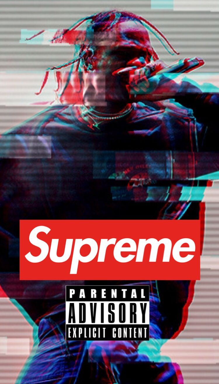 Travis Scott logo Supreme, 750x1315 Verticale, OnePlus