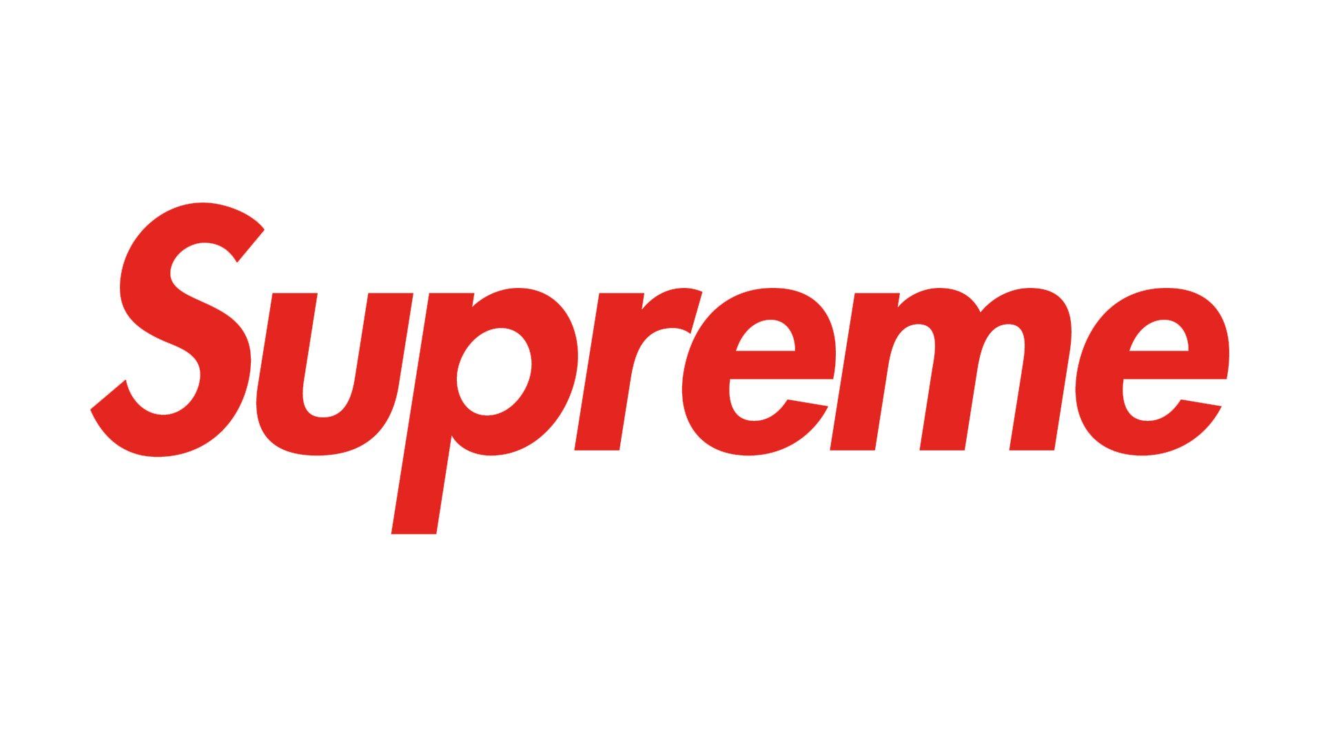 Logo Supreme rosso, 1920x1080 Full HD 1080p, Desktop