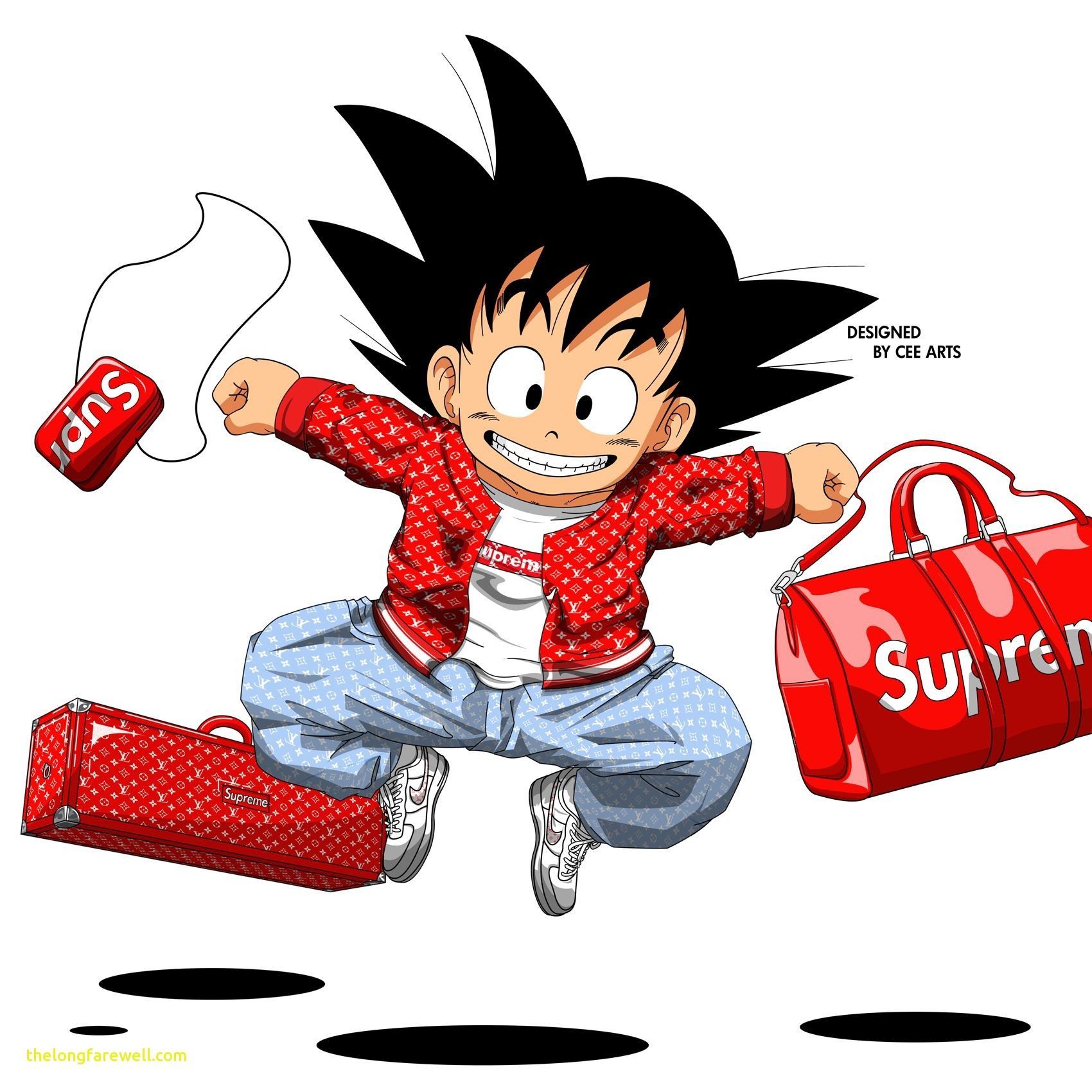 Kid Goku Supreme logo, Dragon Ball, 1700x1700 HD, Desktop