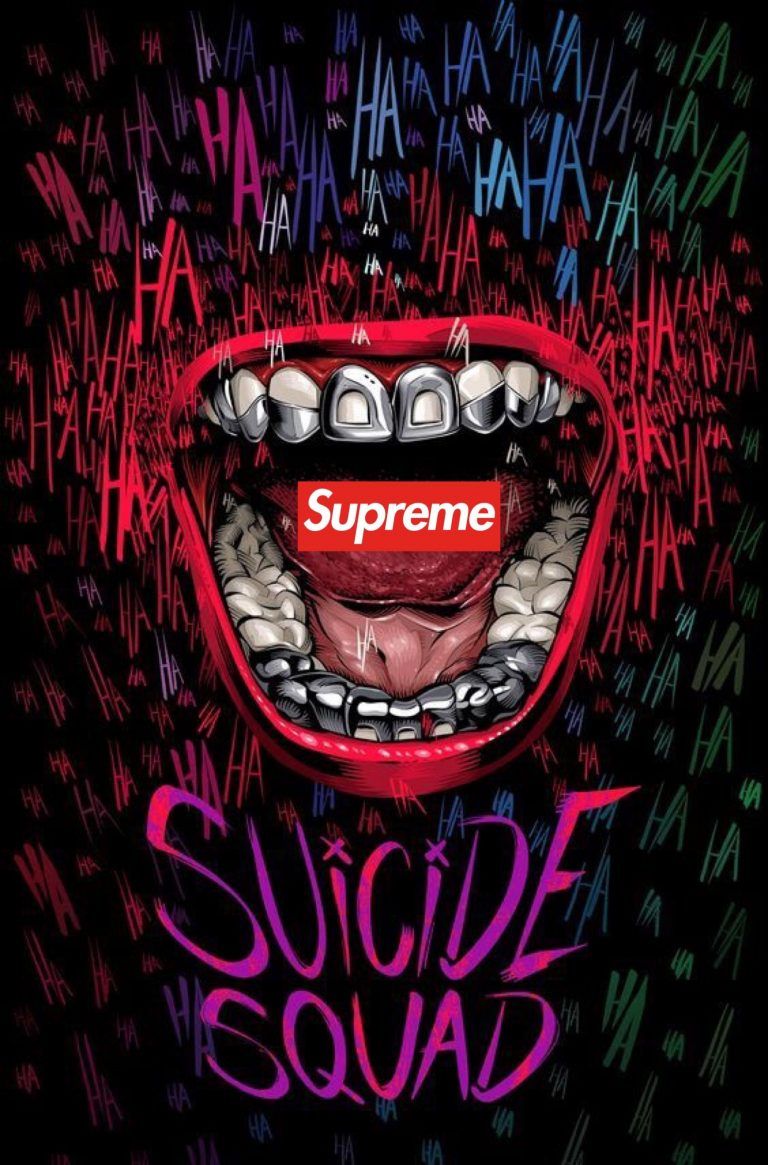Bocca Joker Suicide Squad Supreme, 768x1165 Verticale, OnePlus
