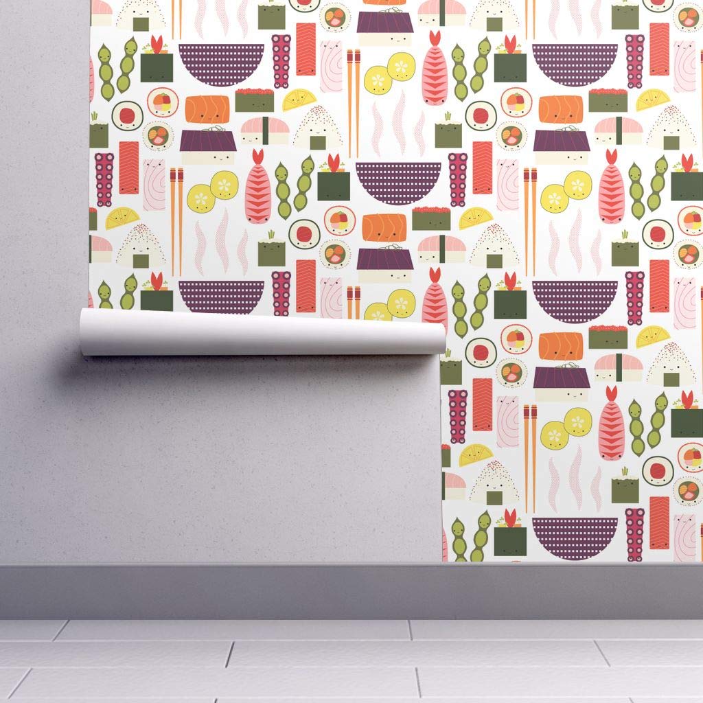 Sushi kawaii pattern colorato, 1024x1024 HD, Desktop