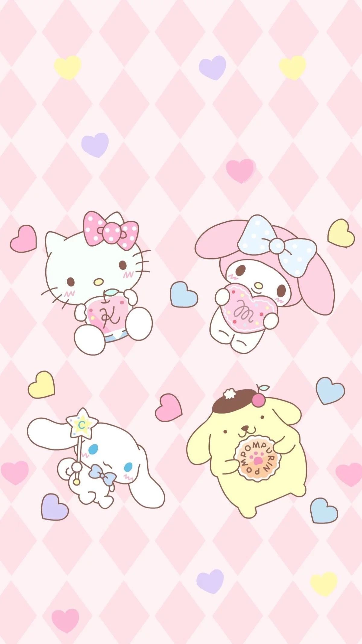 Hello Kitty e amici Sanrio, kawaii, 1200x2132 Verticale, Mobile