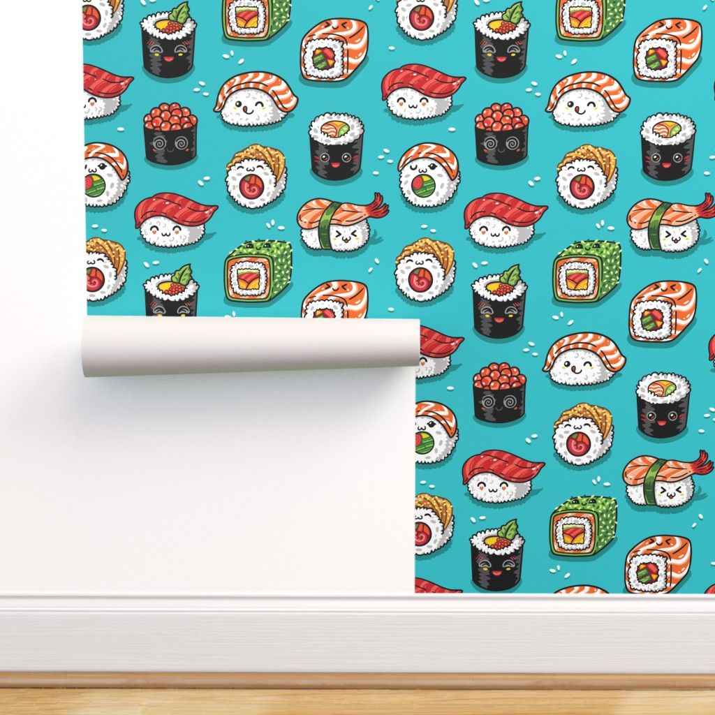 Sushi maki carini sfondo giallo, 843x1280 Verticale, Telefono