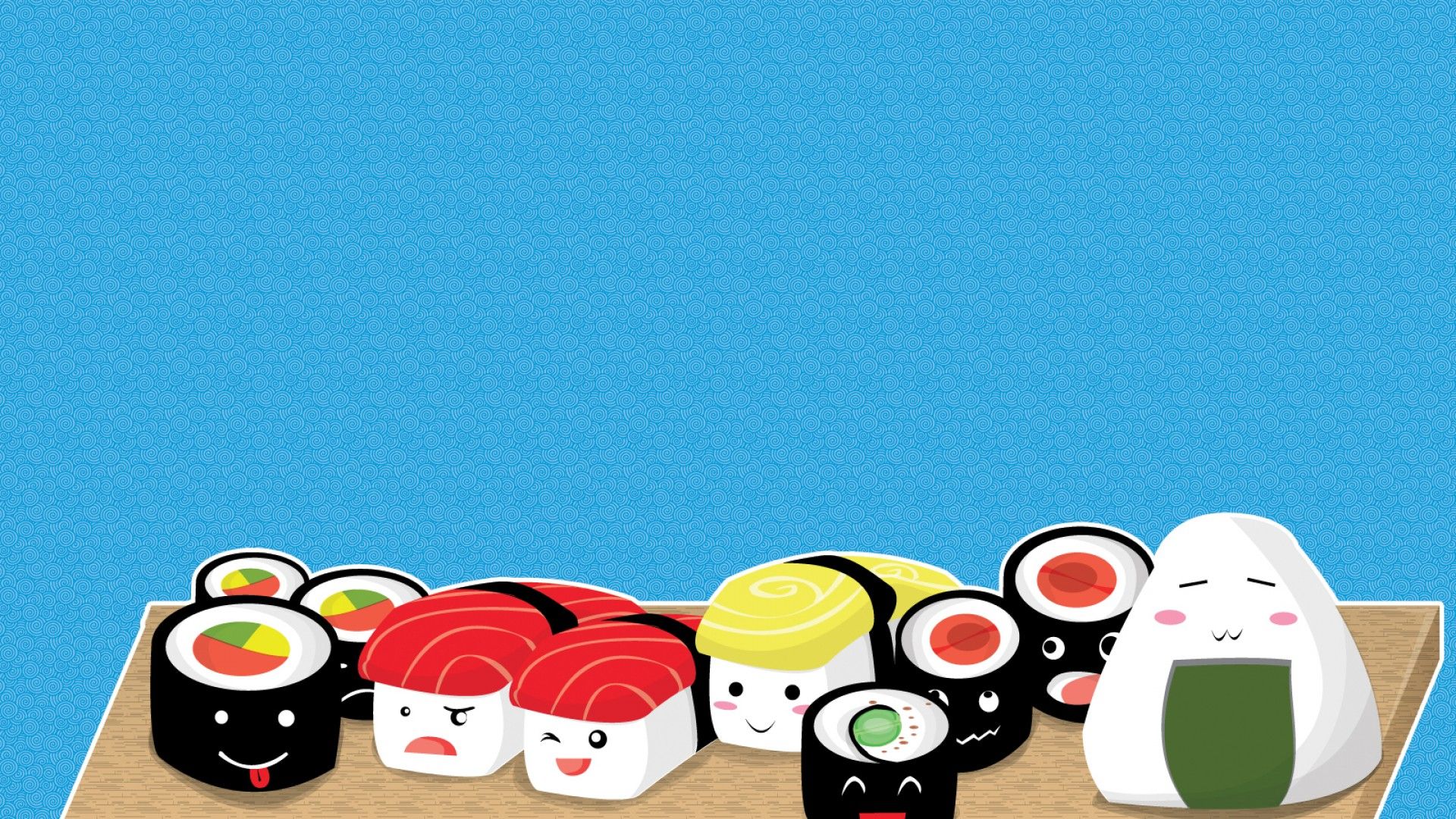 Sushi roll tempura con limone, 1920x1080 Full HD 1080p, PC Desktop
