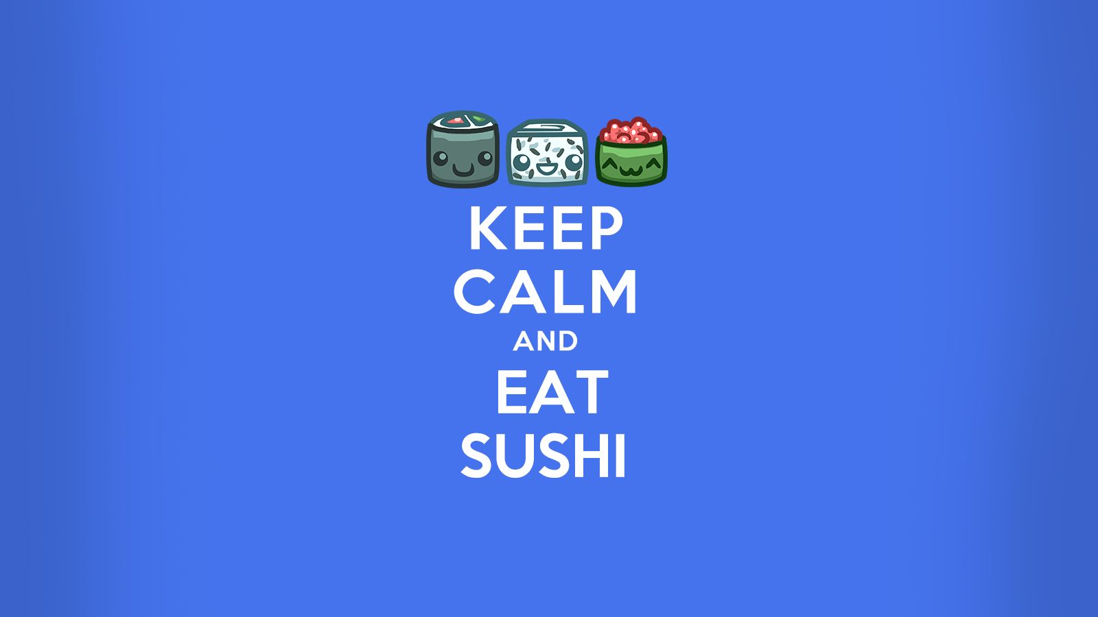 Sushi kawaii addormentato sfondo verde, 1920x1200 Full HD+, PC Desktop