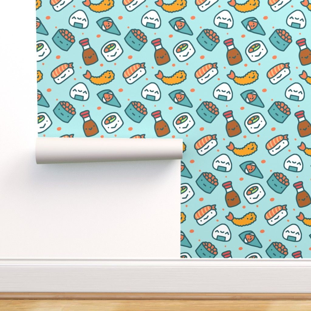 Sushi roll piatto rosso, 2560x1600 2K, Laptop