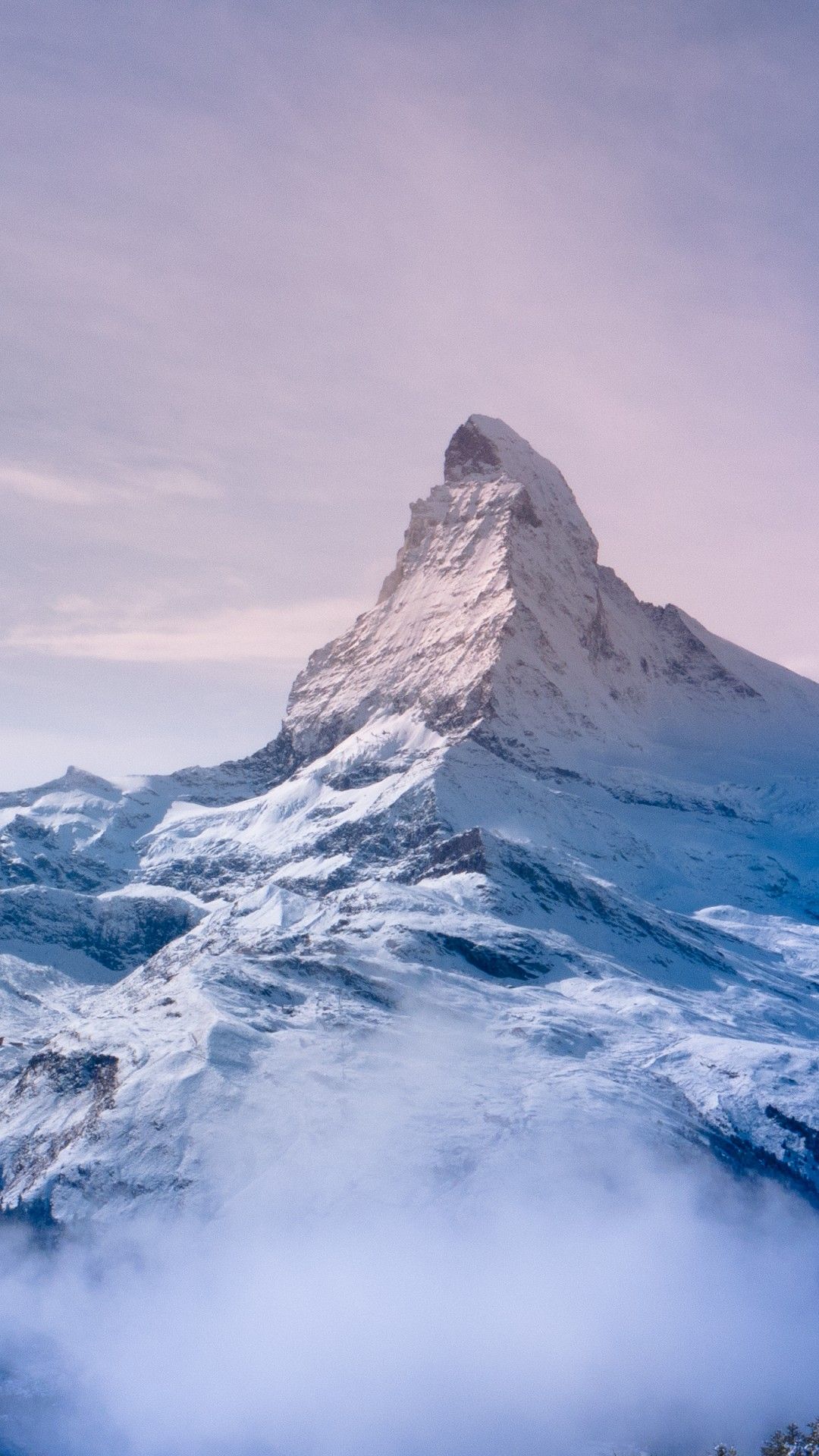 Montagna innevata Matterhorn Svizzera, 1080x1920 Verticale, iPhone Air