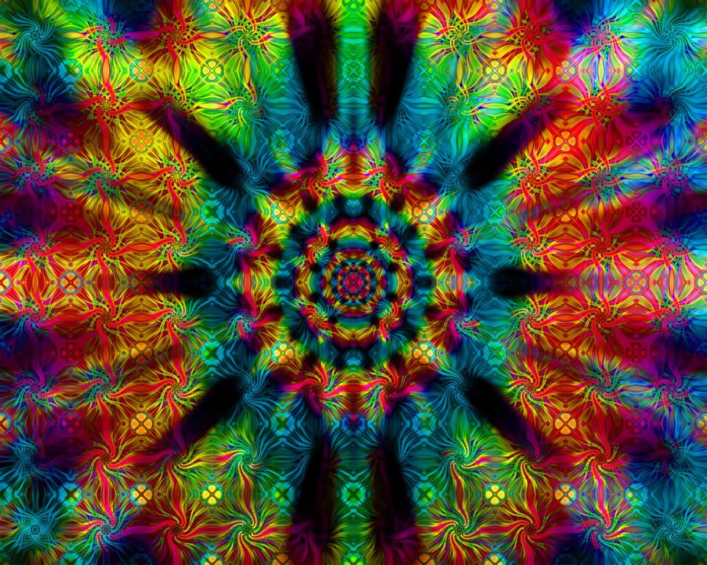 Mandala psichedelico caleidoscopio colorato, 1024x819 HD, Laptop