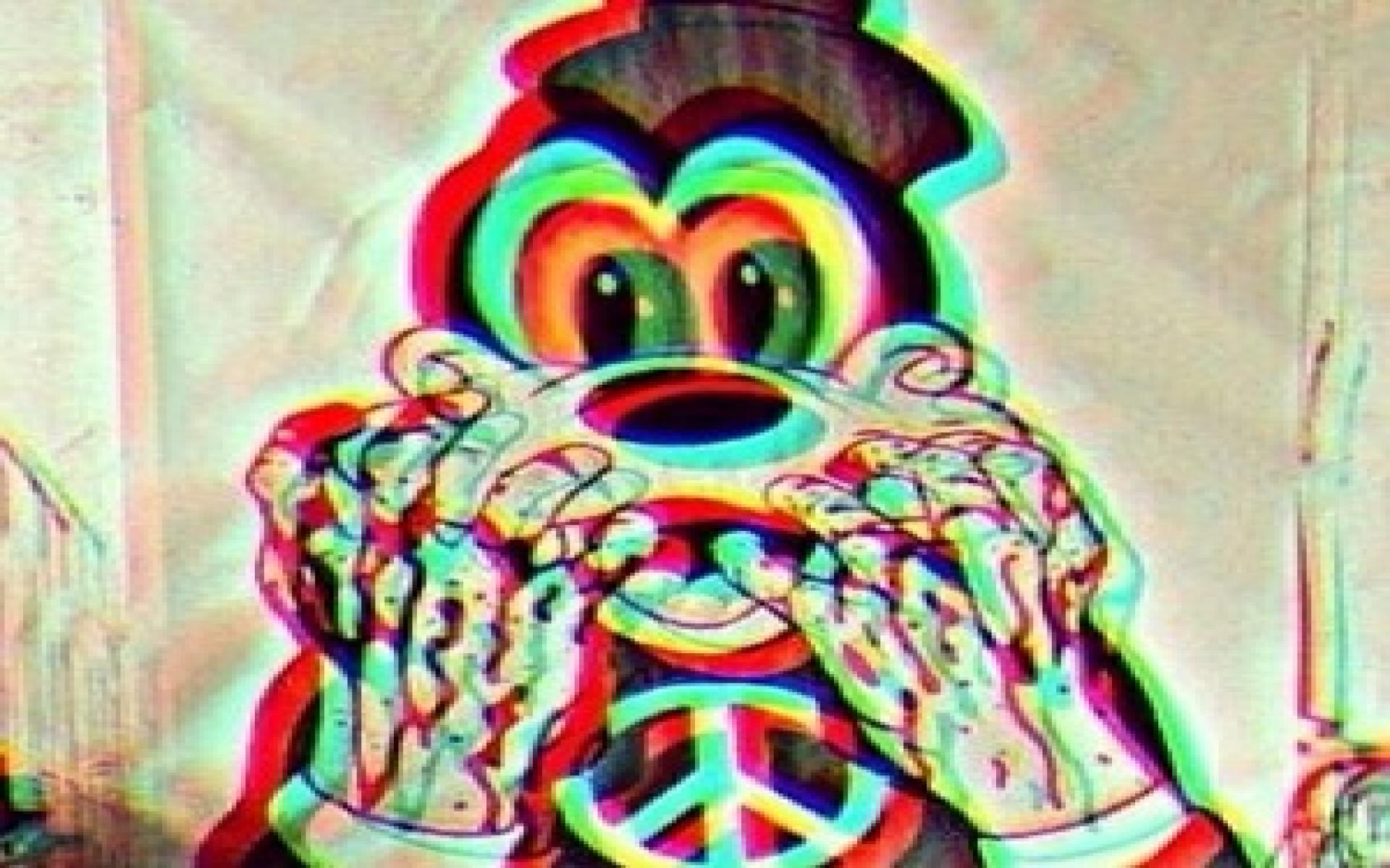 Mickey Mouse psichedelico trippy, 1920x1200 Full HD+, Laptop