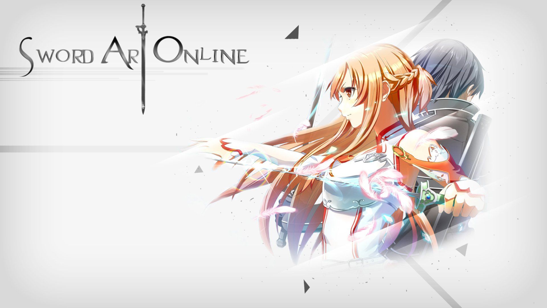 Kirito e Asuna, Sword Art Online, 1920x1080 1080p, Desktop