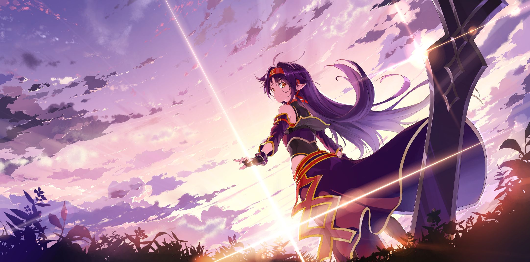 Yuuki Sword Art Online spada, 2164x1070 alta risoluzione, iMac