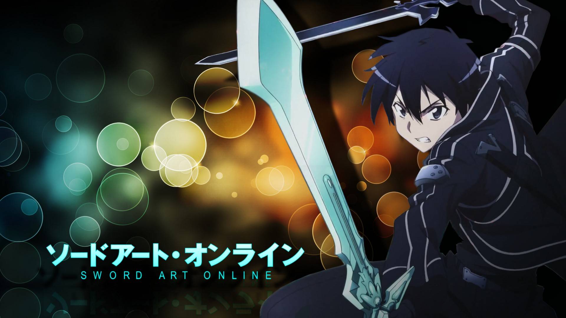 Kirito con spada, Sword Art Online, 1920x1080 1080p, PC