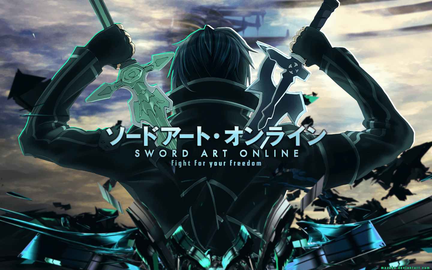 Kirito Sword Art Online spade, 1440x900 720p, MacBook Air