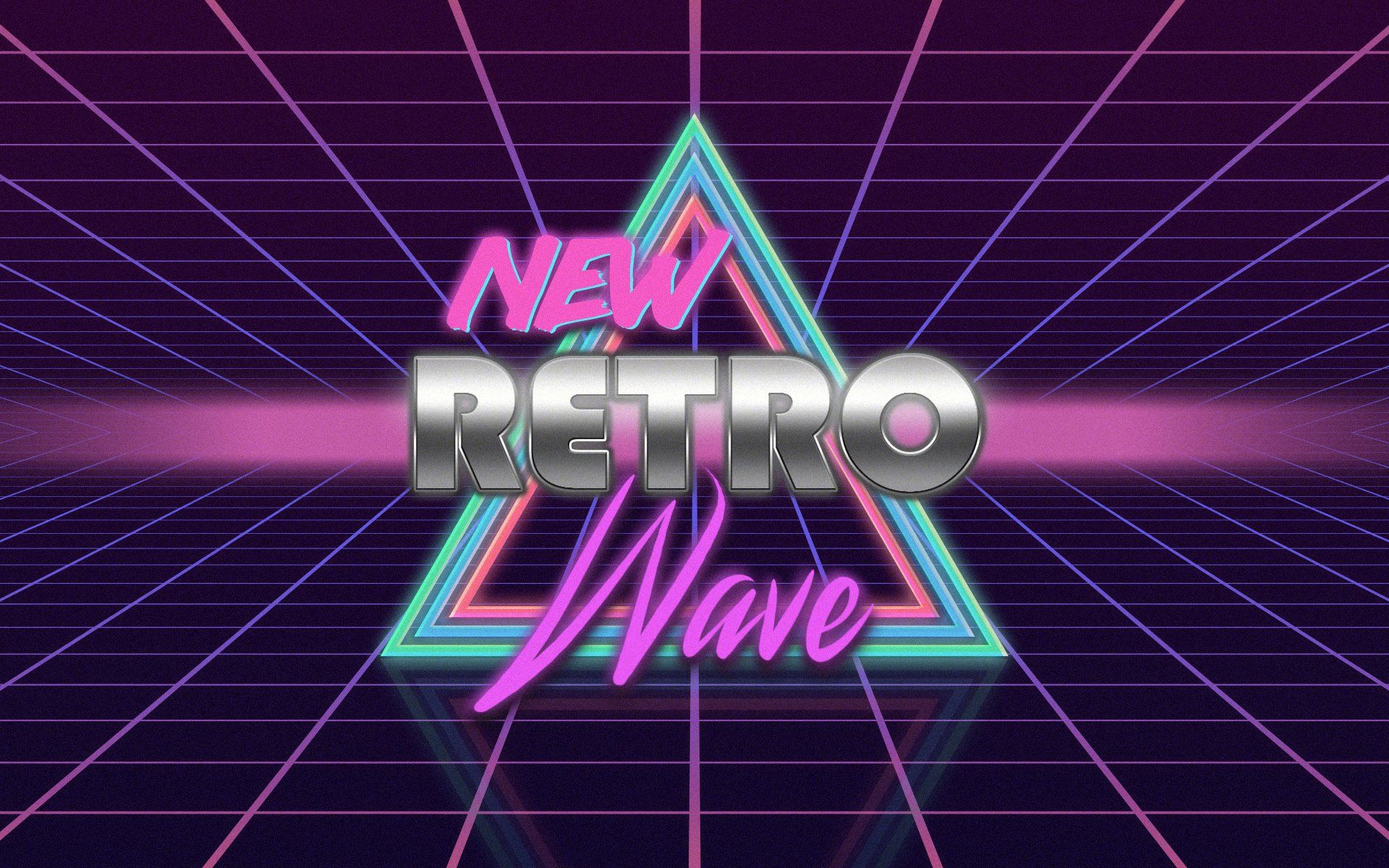 New Retro Wave testo neon, 1920x1200 Full HD+, Desktop
