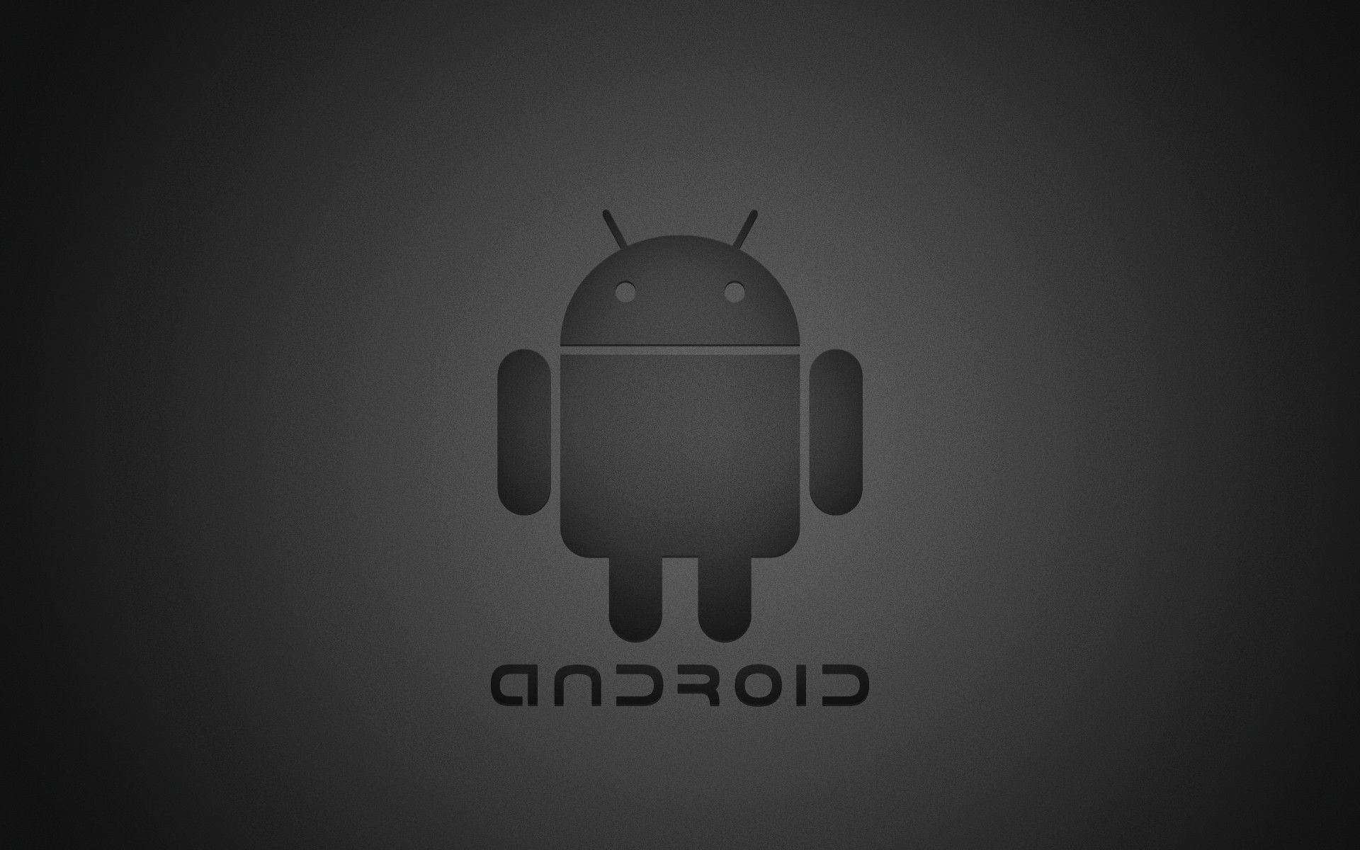 Logo Android grigio scuro, 1920x1200 Full HD+ WUXGA, Desktop