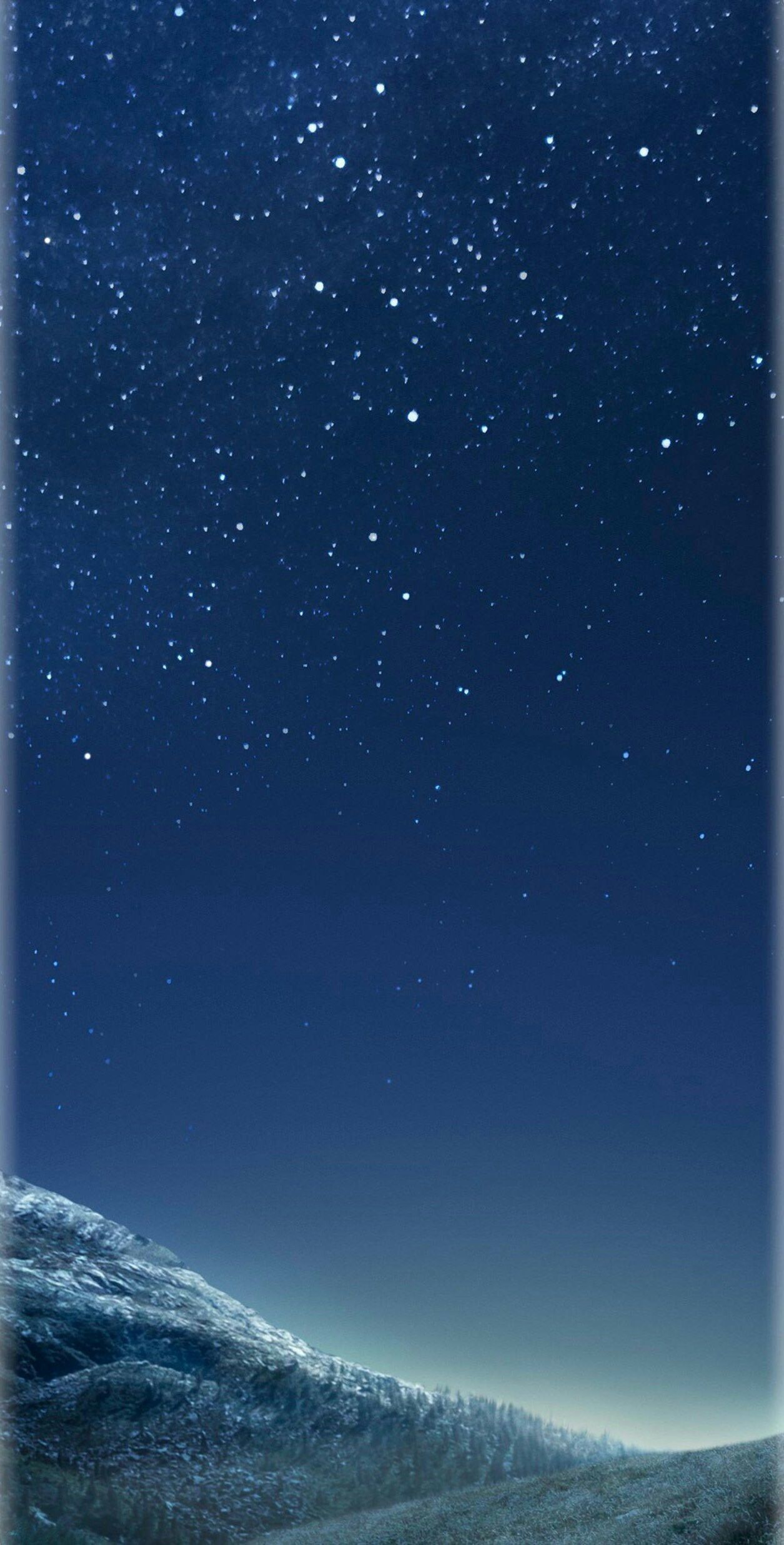 Cielo stellato notturno blu, 1255x2471 Verticale, Motorola
