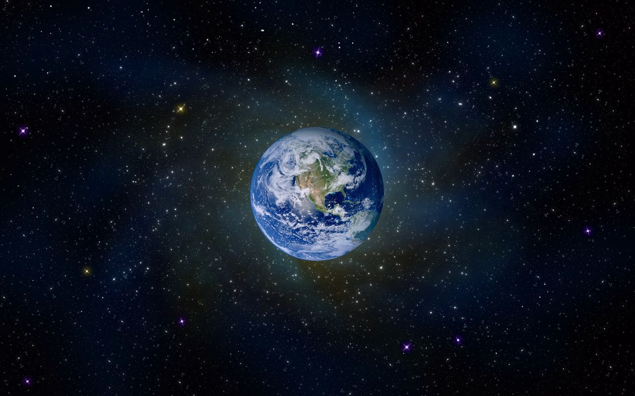 Pianeta Terra nello spazio, 1280x800 720p, Laptop