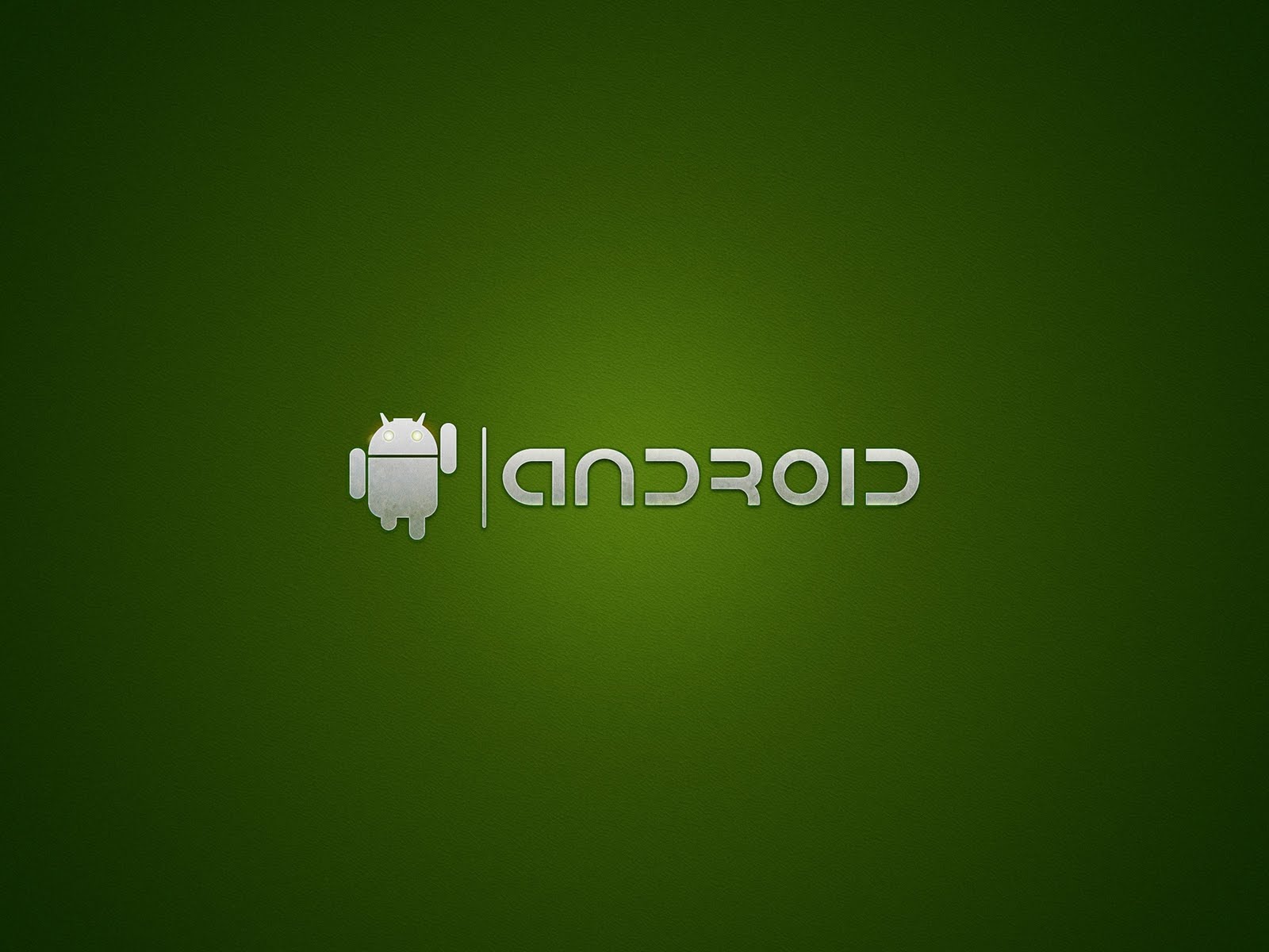 Logo Android su verde, 1600x1200 HD Ready, Desktop