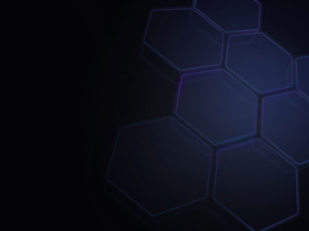Esagoni luminosi blu scuro, 1024x768 HD, Desktop