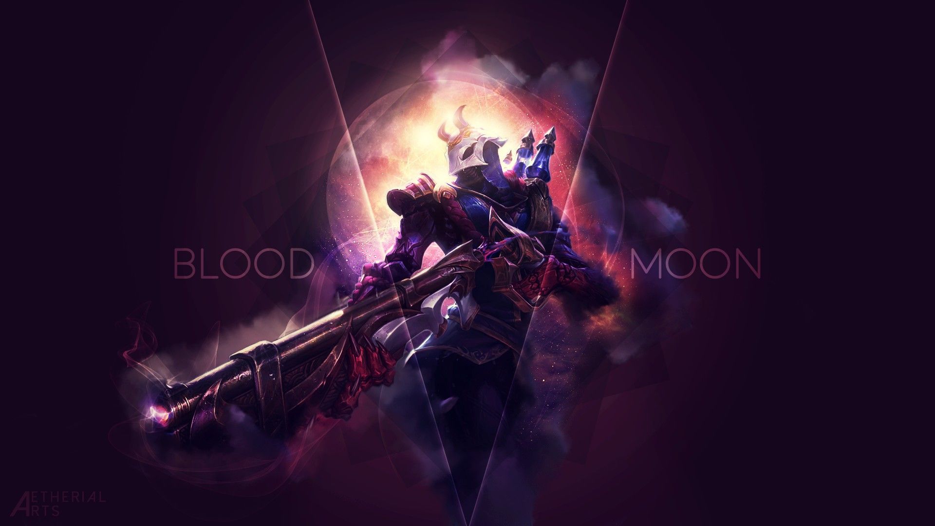 Jhin Blood Moon League Legends, 1920x1080 Full HD, Desktop