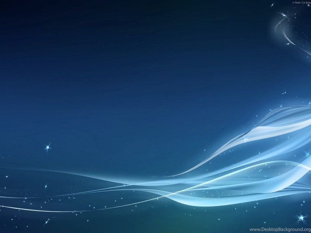 Onde astratte blu luminose, 1024x768 HD, Desktop