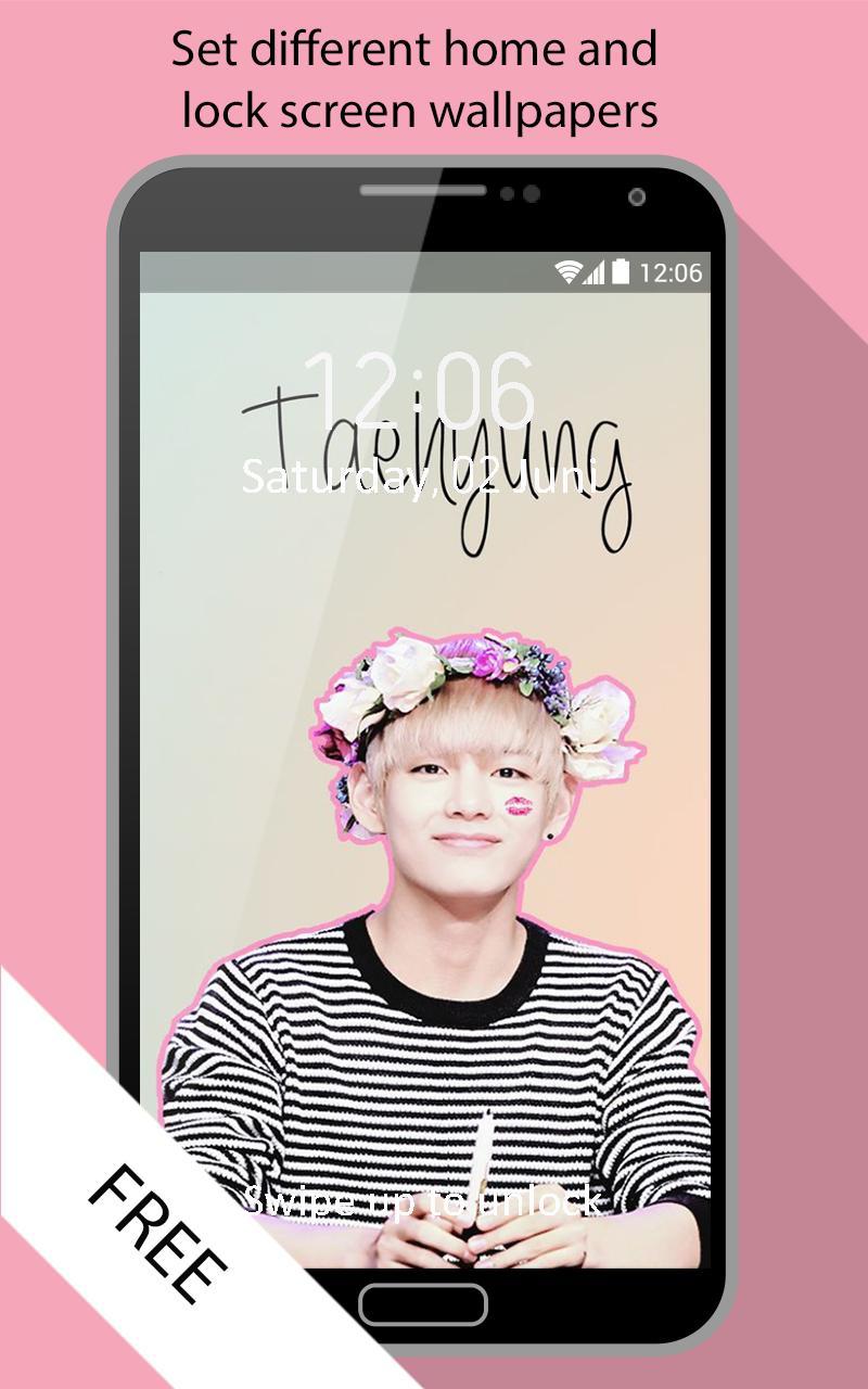 Kim Taehyung BTS wallpaper app, 800x1280 Full HD Verticale, iPhone