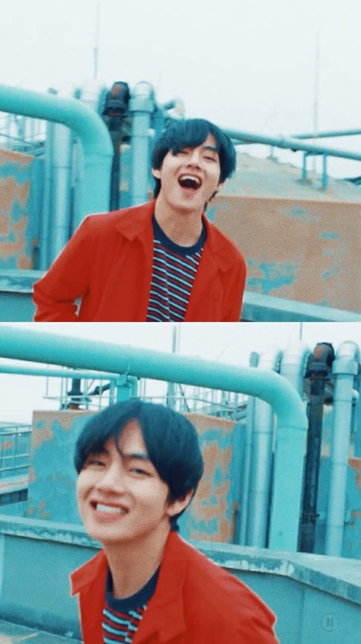 Taehyung BTS giacca rossa, 719x1280 Full HD Verticale, iPhone