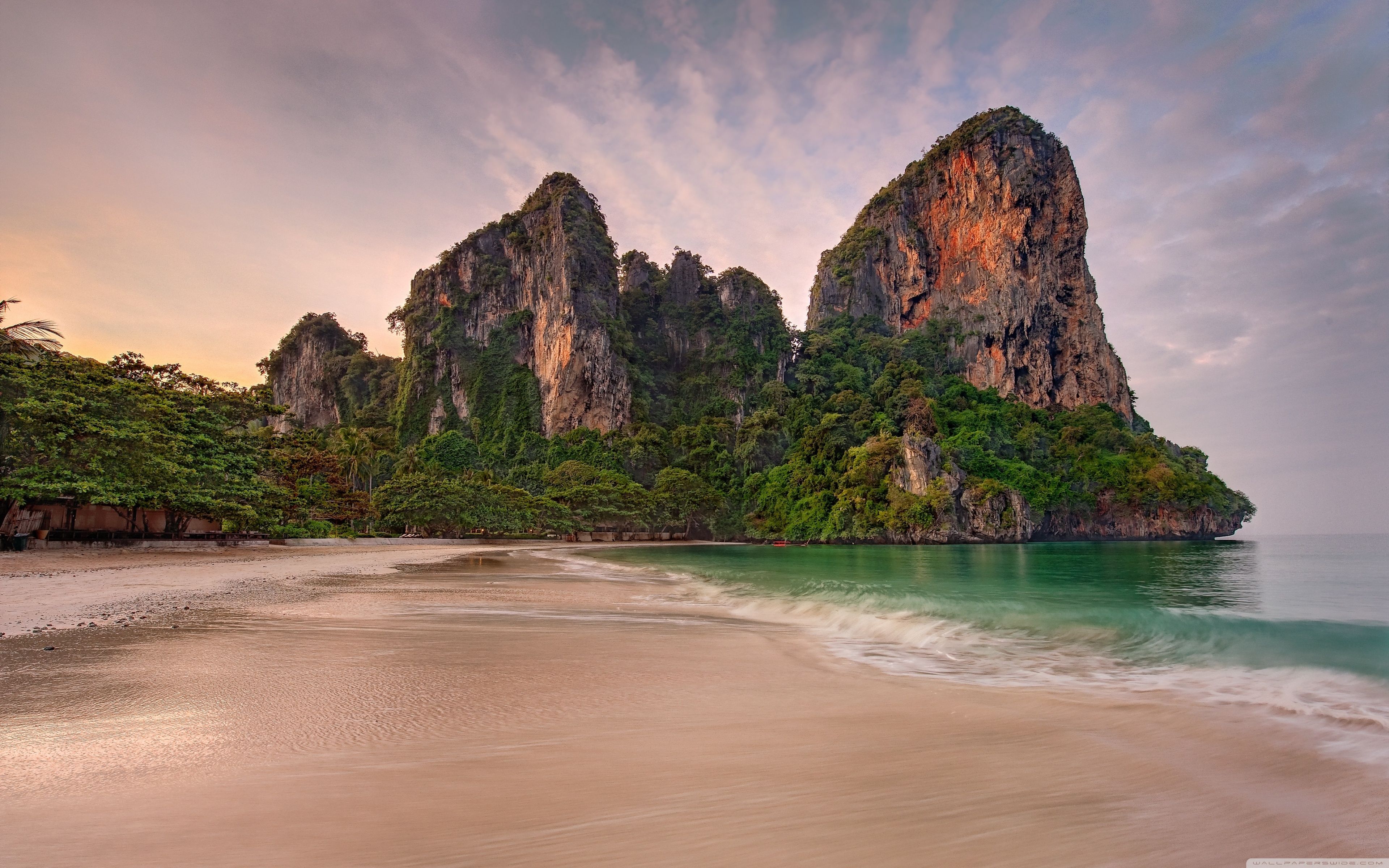 Spiaggia Railay, Thailandia, 3840x2400 UHD, Monitor Gaming