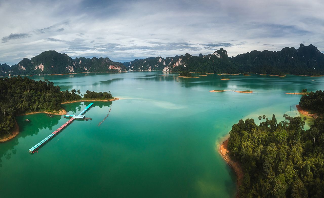 Baia tropicale con isole verdi, 1280x782 720p, Monitor Gaming