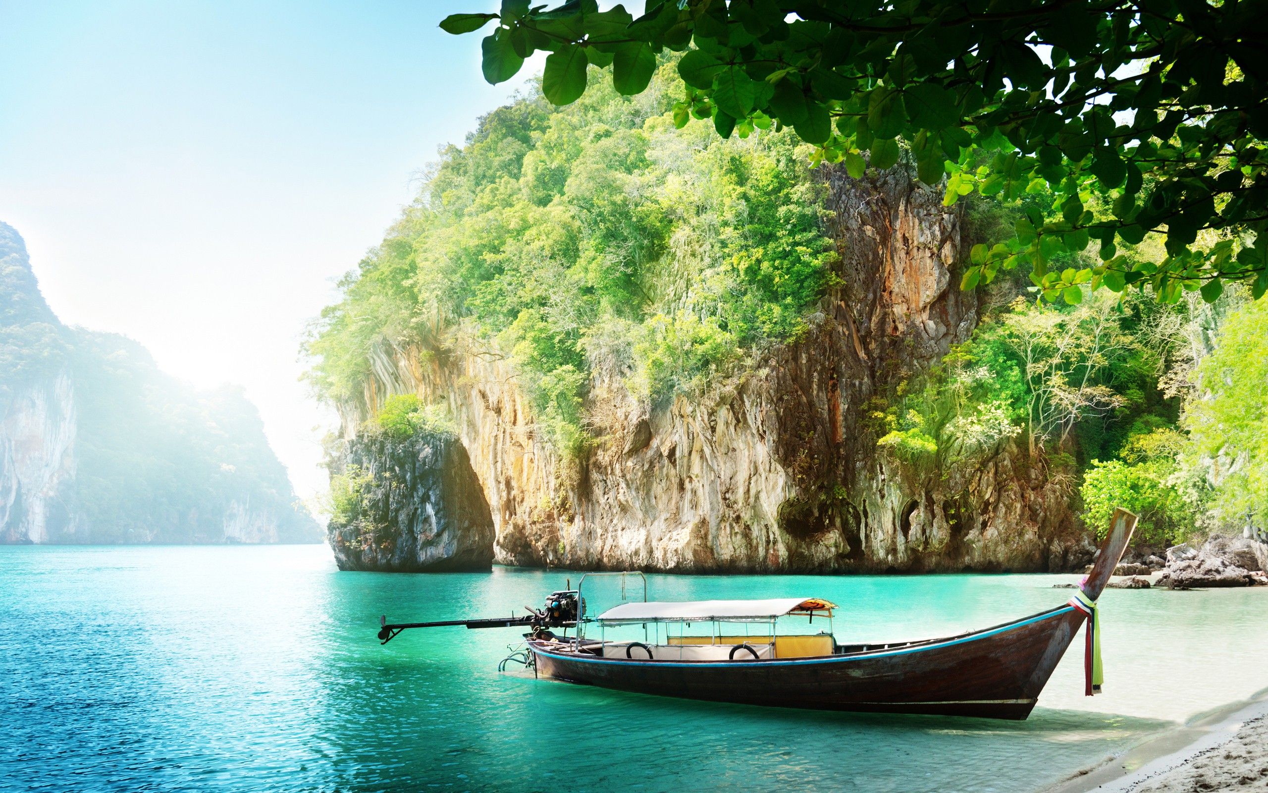 Barca a Phuket, Thailandia, 2560x1600 2K+, PC Desktop