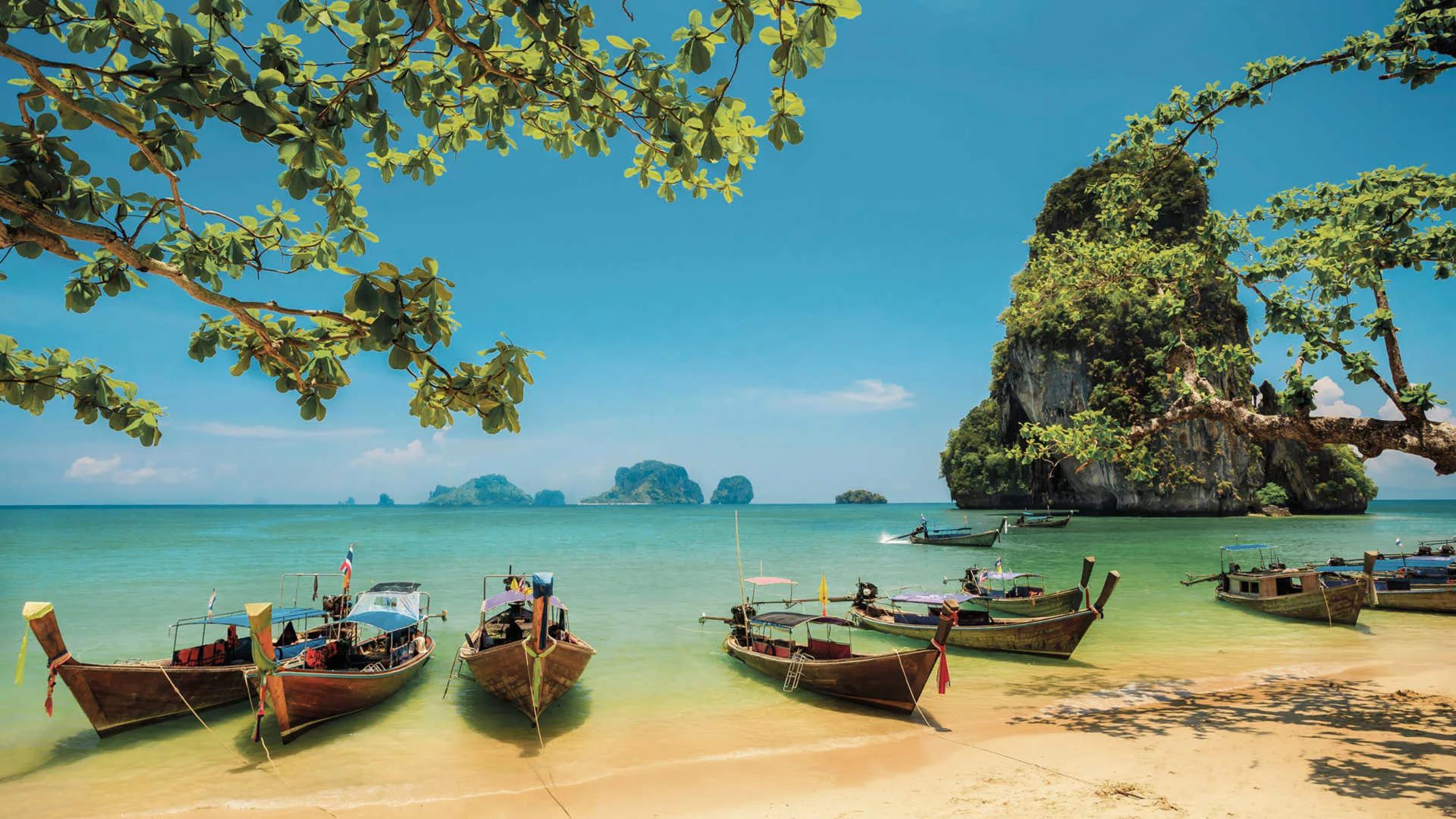 Railay Beach Krabi Thailandia, 3840x2160 UHD, Monitor Gaming