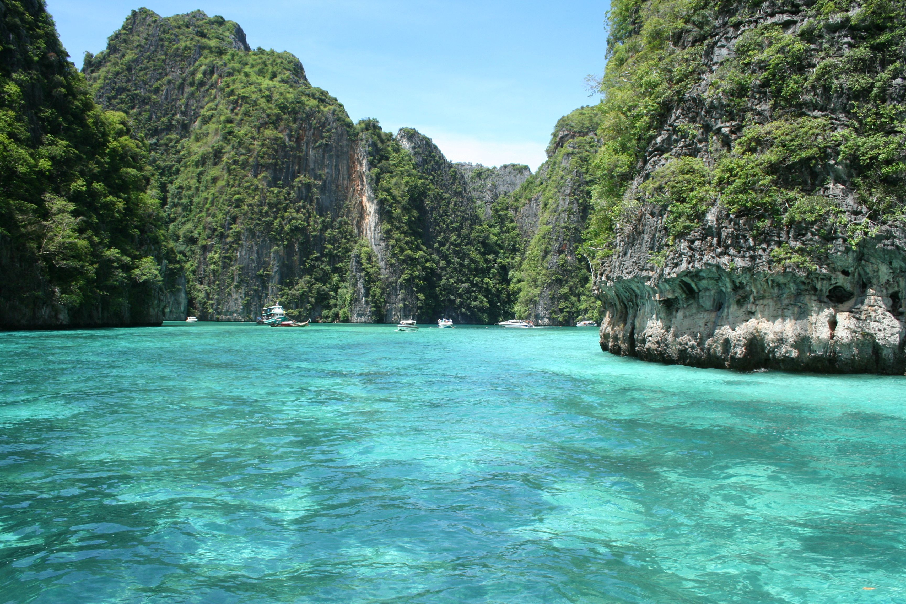 Laguna Phi Phi Thailandia, 3456x2304 2K+, Monitor Gaming